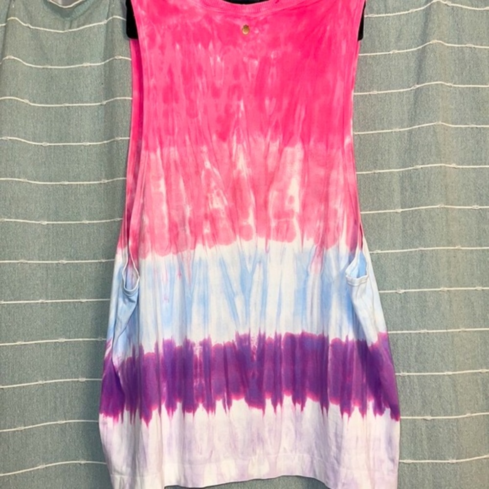 Spiritual Gangster Active Flow Peace Tank Tie Dye - Picture 5 of 7